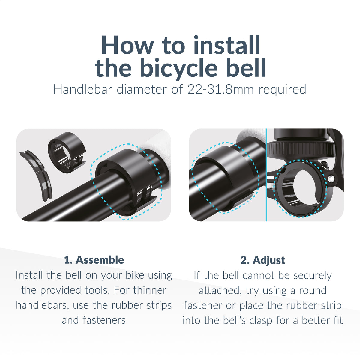 Beeep Onetag Apple Find My & Android Tracker Black & Bicycle Bell