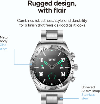 Ksix Smartwatch Elite With Amoled-Display Silver