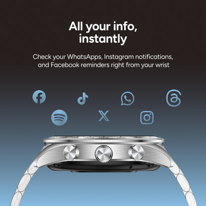 Ksix Smartwatch Elite With Amoled-Display Silver