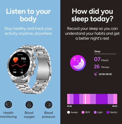 Ksix Smartwatch Elite With Amoled-Display Silver
