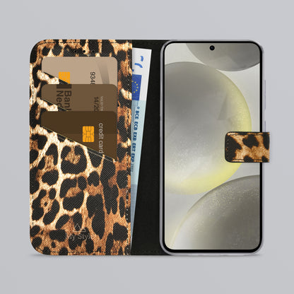 My Style Flex Wallet For Samsung Galaxy S26 5G Wild Leopard