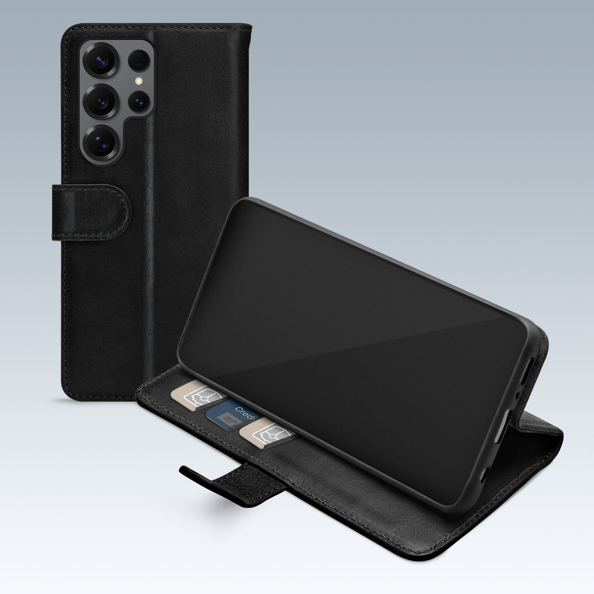 Mobilize Premium Gelly Wallet Book Case Samsung Galaxy S26 Ultra 5G Black