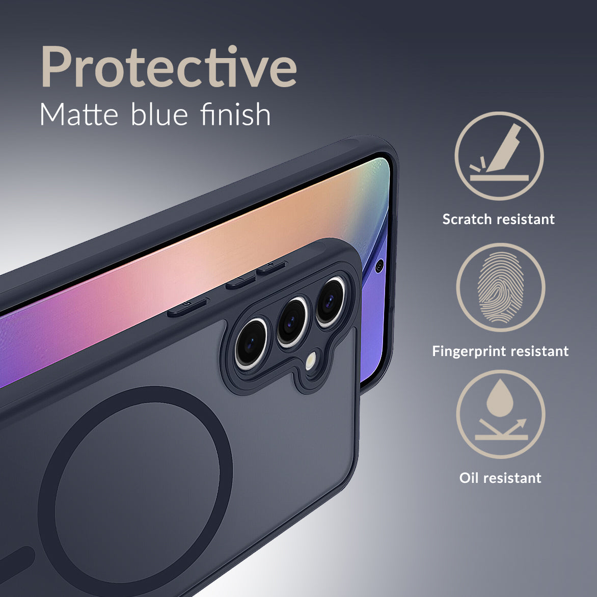 Mobilize Magsafe Compatible Hybrid Case Samsung Galaxy S26 5G Blue