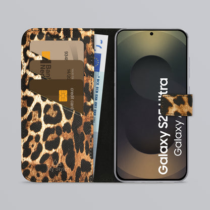 My Style Flex Wallet For Samsung Galaxy S26 Ultra 5G Wild Leopard