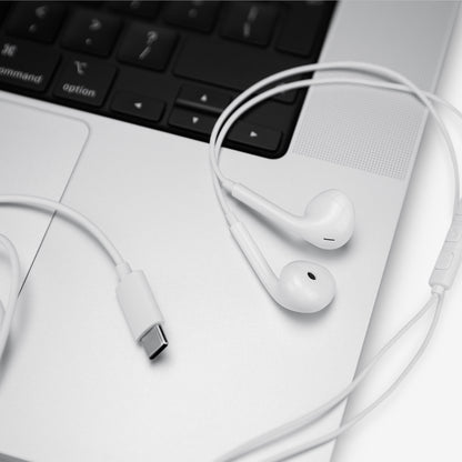 Mobilize In-Ear Stereo Headset With Remote Usb-C White