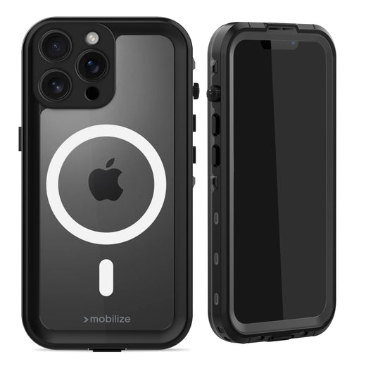 Mobilize Magsafe Compatible Waterproof Case Apple Iphone 16 Pro Max Clear/Black