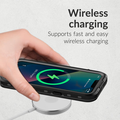 Mobilize Magsafe Compatible Waterproof Case Apple Iphone 16 Pro Max Clear/Black