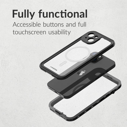 Mobilize Magsafe Compatible Waterproof Case Apple Iphone 17 Pro Clear/Black