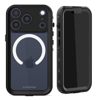 Mobilize Magsafe Compatible Waterproof Case Apple Iphone 17 Pro Max Clear/Black