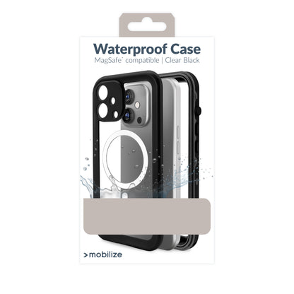 Mobilize Magsafe Compatible Waterproof Case Samsung Galaxy S25 5G Clear/Black