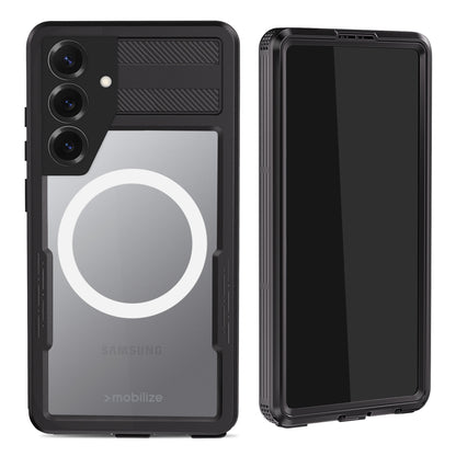 Mobilize Magsafe Compatible Waterproof Case Samsung Galaxy S25+ 5G Clear/Black