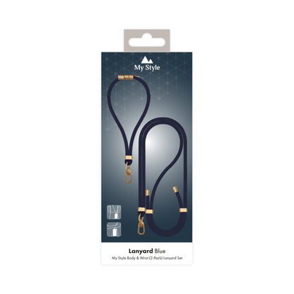 My Style Body & Wrist (2-Pack) Lanyard Set - Blue