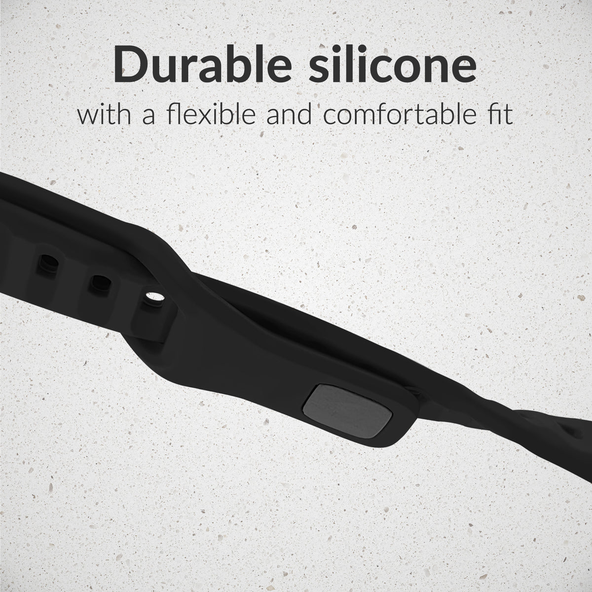 Mobilize Silicon Watch Band - Sports - For Apple 42/44/45/49Mm - Black