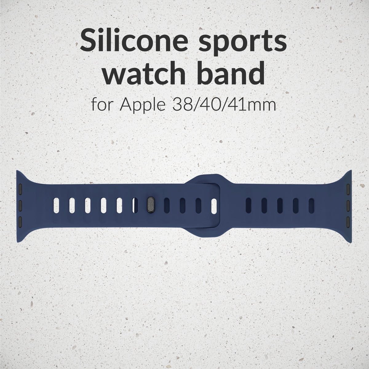 Mobilize Silicon Watch Band - Sports - For Apple 38/40/41Mm - Blue