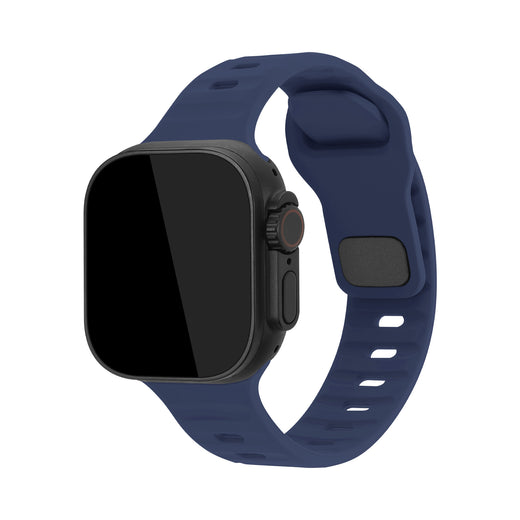 Mobilize Silicon Watch Band - Sports - For Apple 42/44/45/49Mm - Blue