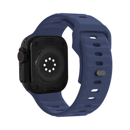 Mobilize Silicon Watch Band - Sports - For Apple 42/44/45/49Mm - Blue