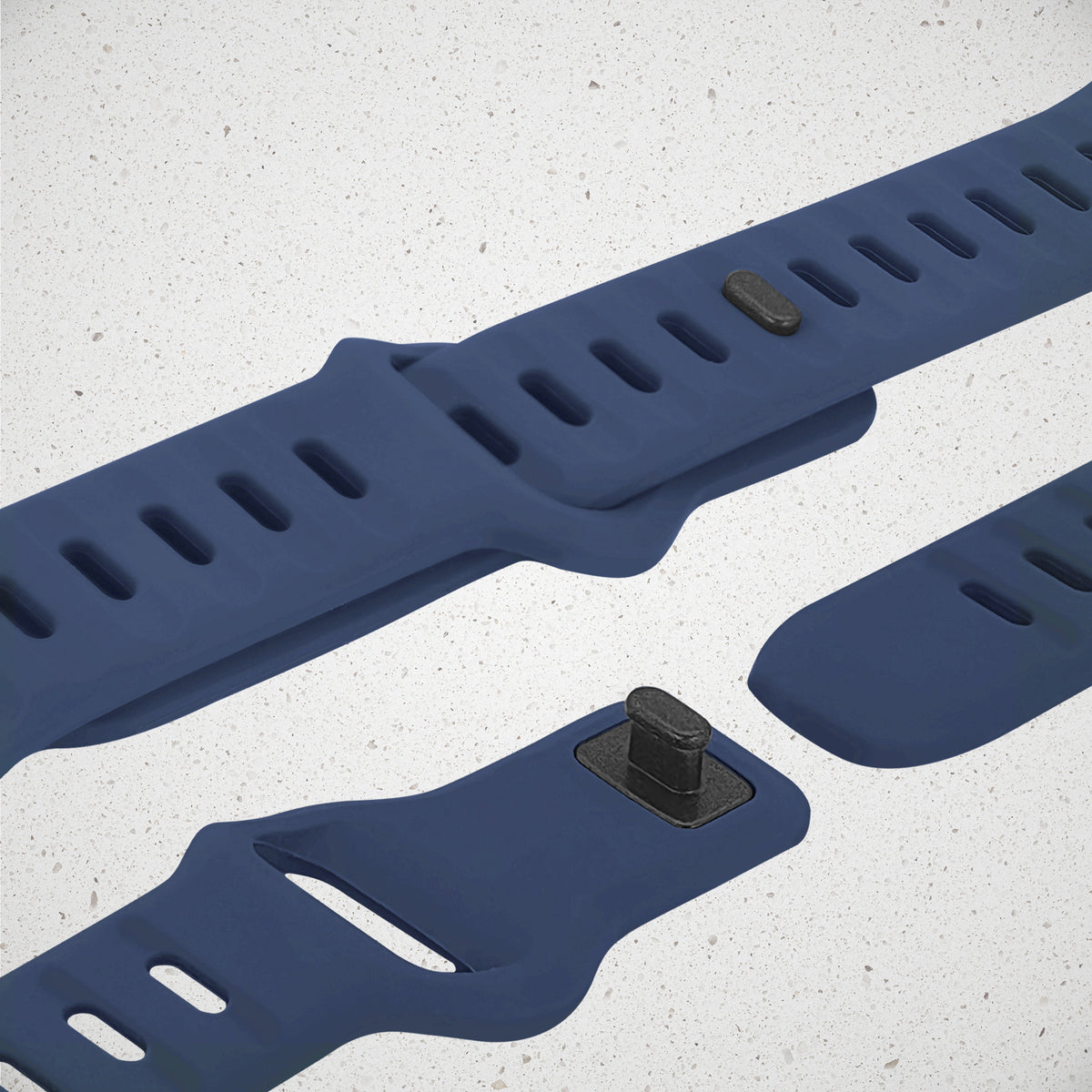 Mobilize Silicon Watch Band - Sports - For Apple 42/44/45/49Mm - Blue
