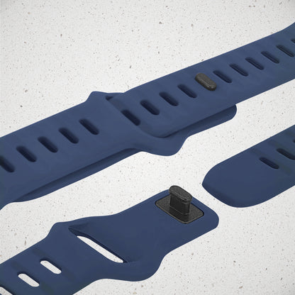 Mobilize Silicon Watch Band - Sports - For Apple 42/44/45/49Mm - Blue