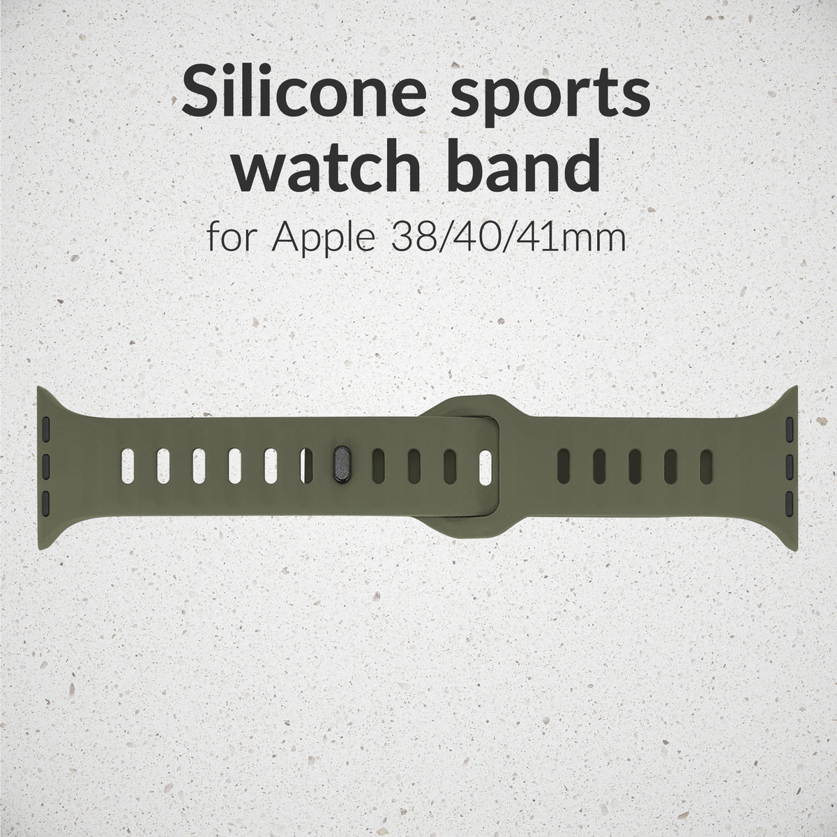 Mobilize Silicon Watch Band - Sports - For Apple 38/40/41Mm - Green