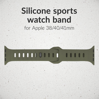 Mobilize Silicon Watch Band - Sports - For Apple 38/40/41Mm - Green