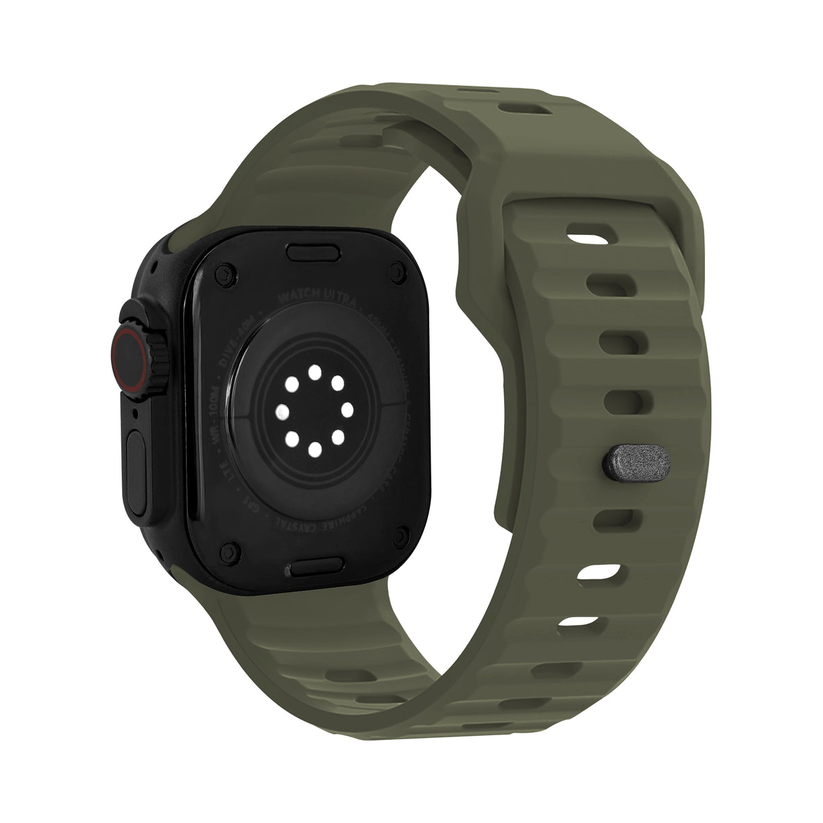 Mobilize Silicon Watch Band - Sports - For Apple 42/44/45/49Mm - Green