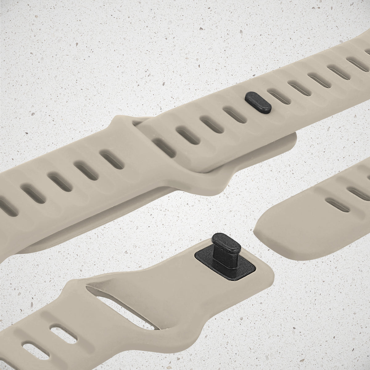 Mobilize Silicon Watch Band - Sports - For Apple 38/40/41Mm - Starlight