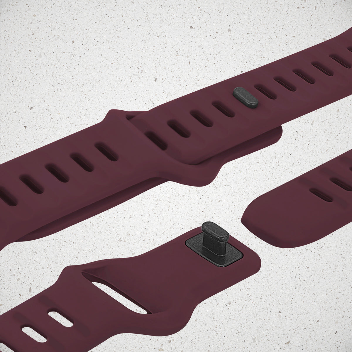 Mobilize Silicon Watch Band - Sports - For Apple 38/40/41Mm - Bordeaux