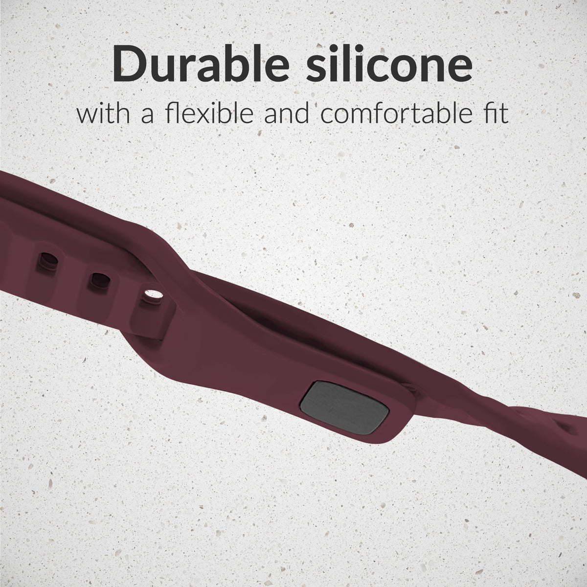 Mobilize Silicon Watch Band - Sports - For Apple 42/44/45/49Mm - Bordeaux