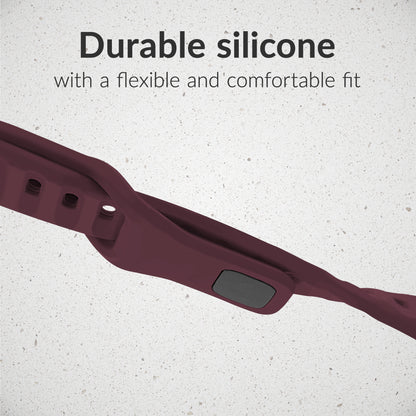 Mobilize Silicon Watch Band - Sports - For Apple 42/44/45/49Mm - Bordeaux