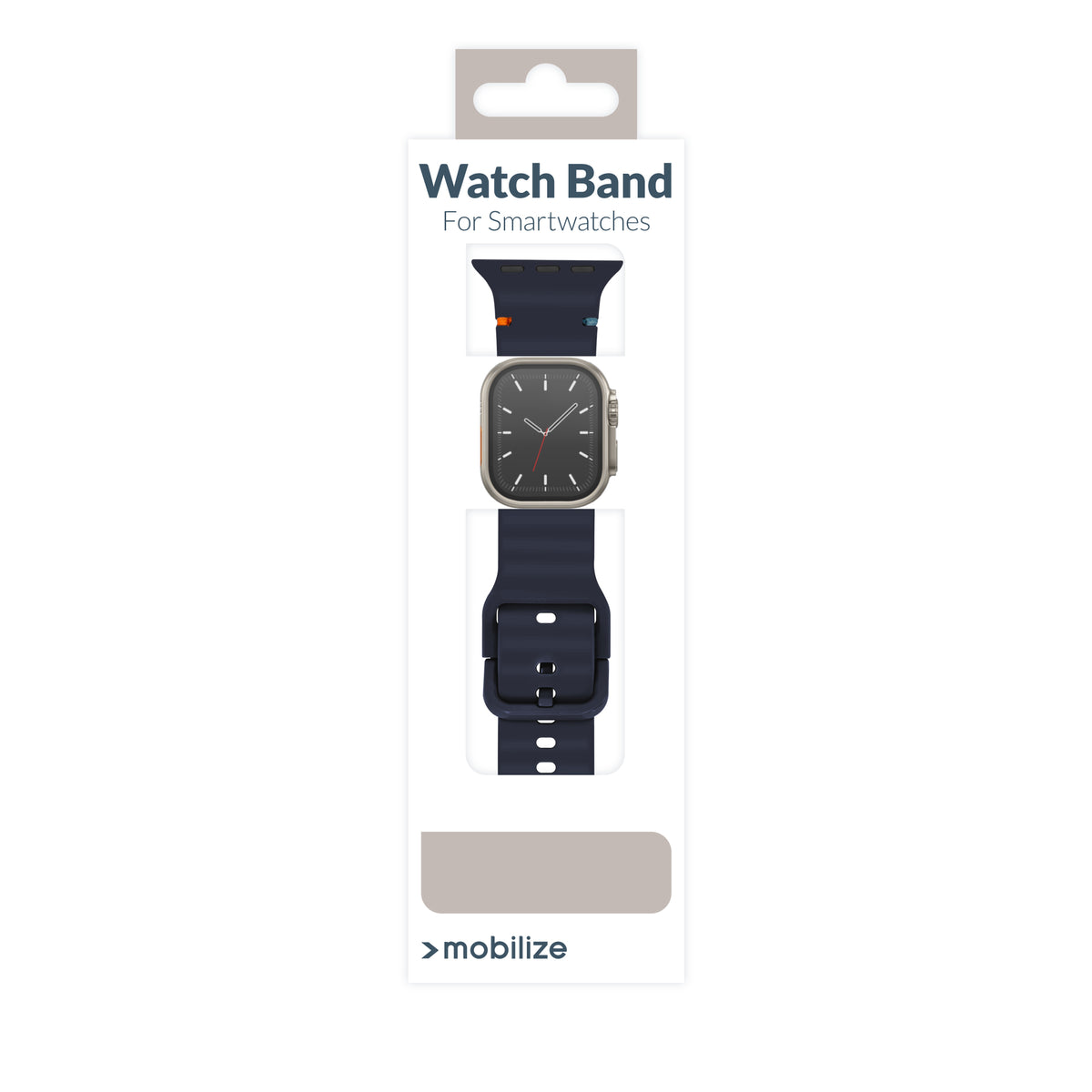 Mobilize Silicon Watch Band - Buckle - For Apple 38/40/41Mm - Blue