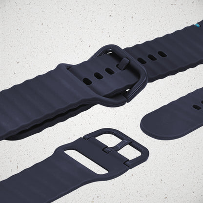 Mobilize Silicon Watch Band - Buckle - For Apple 38/40/41Mm - Blue