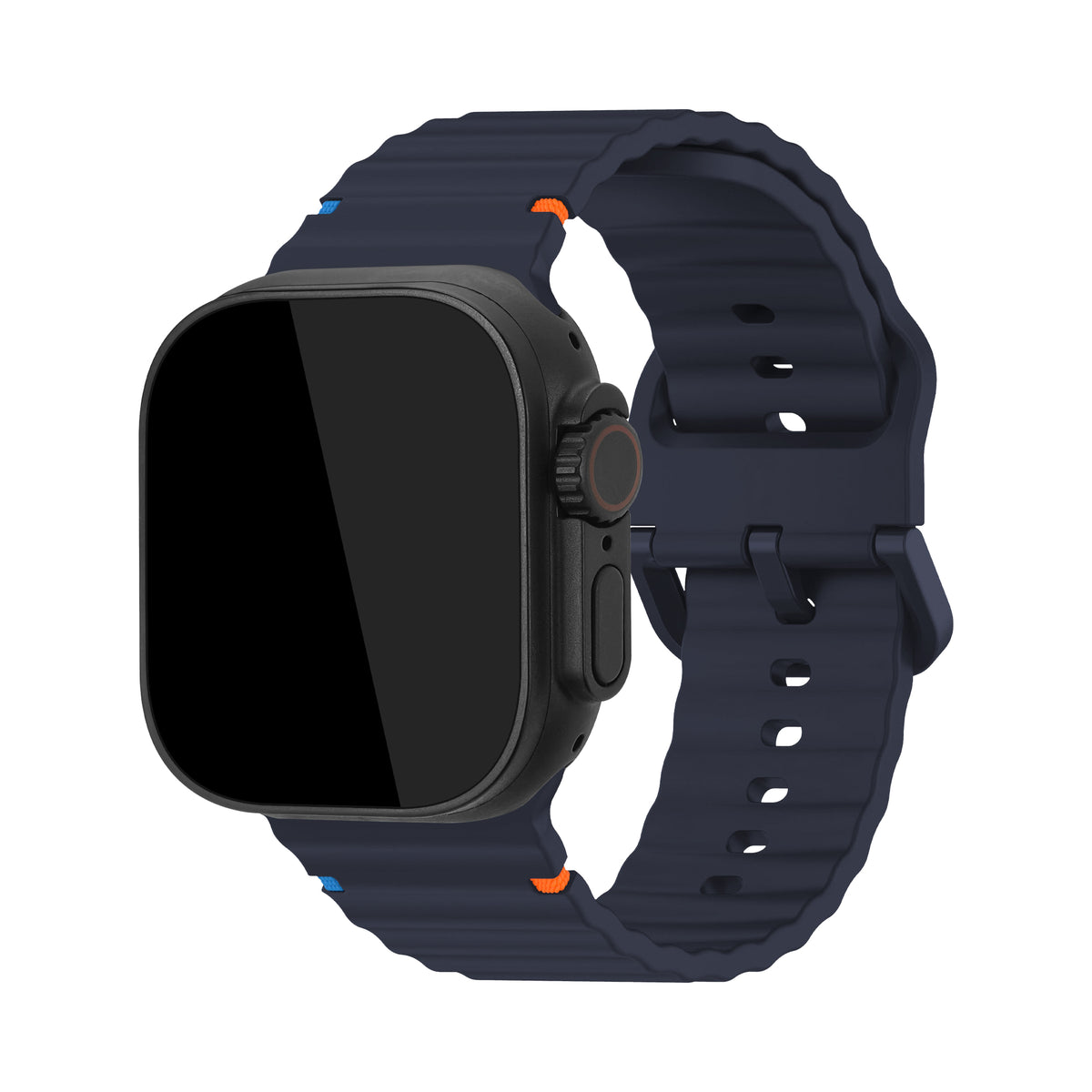 Mobilize Silicon Watch Band - Buckle - For Apple 42/44/45/49Mm - Blue