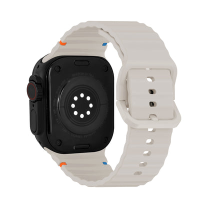 Mobilize Silicon Watch Band - Buckle - For Apple 42/44/45/49Mm - Starlight
