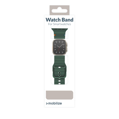 Mobilize Silicon Watch Band - Buckle - For Apple 38/40/41Mm - Green