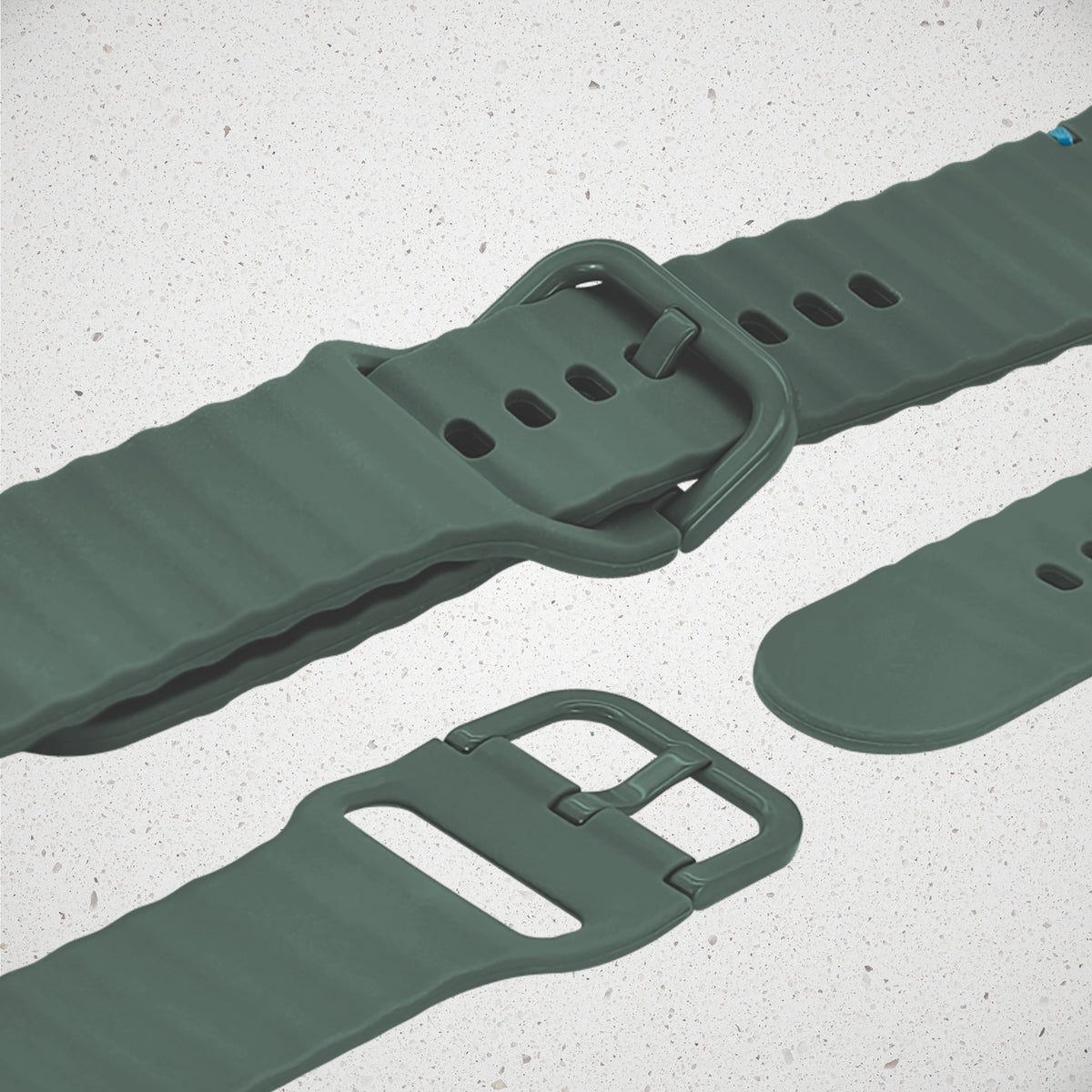 Mobilize Silicon Watch Band - Buckle - For Apple 38/40/41Mm - Green