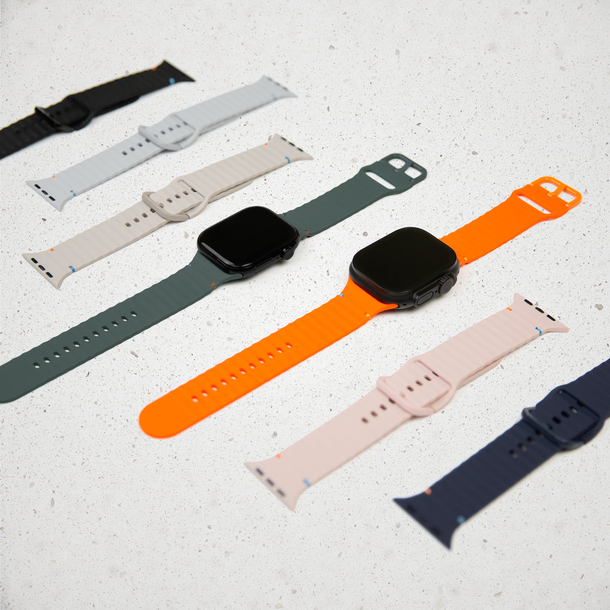 Mobilize Silicon Watch Band - Buckle - For Apple 38/40/41Mm - Green
