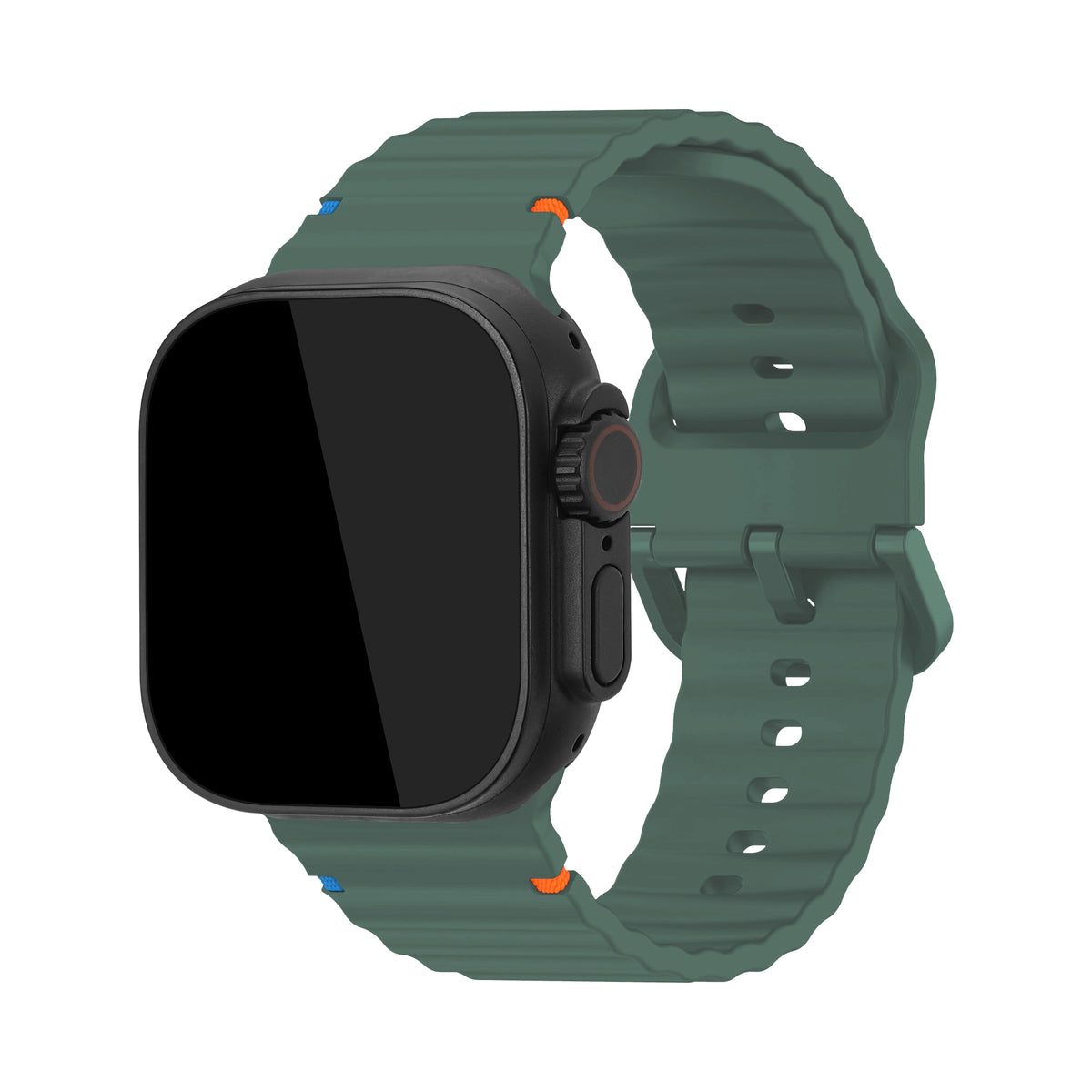 Mobilize Silicon Watch Band - Buckle - For Apple 42/44/45/49Mm - Green