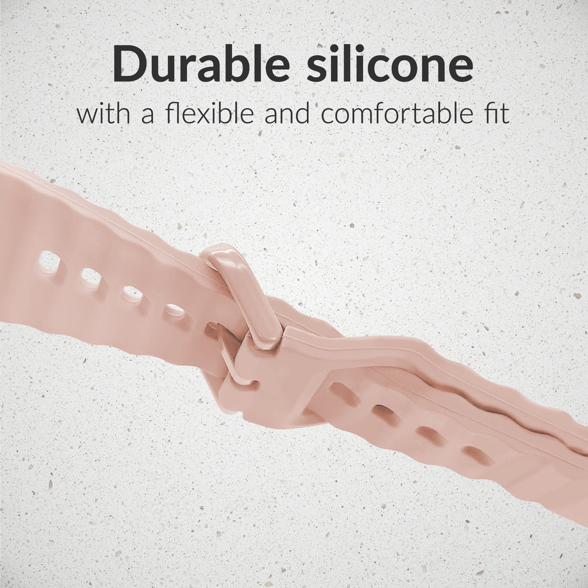 Mobilize Silicon Watch Band - Buckle - For Apple 38/40/41Mm - Pink