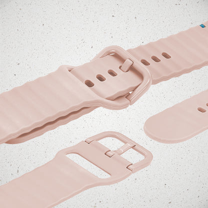 Mobilize Silicon Watch Band - Buckle - For Apple 42/44/45/49Mm - Pink