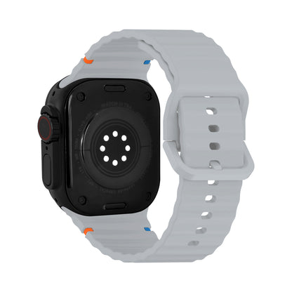 Mobilize Silicon Watch Band - Buckle - For Apple 38/40/41Mm - Grey