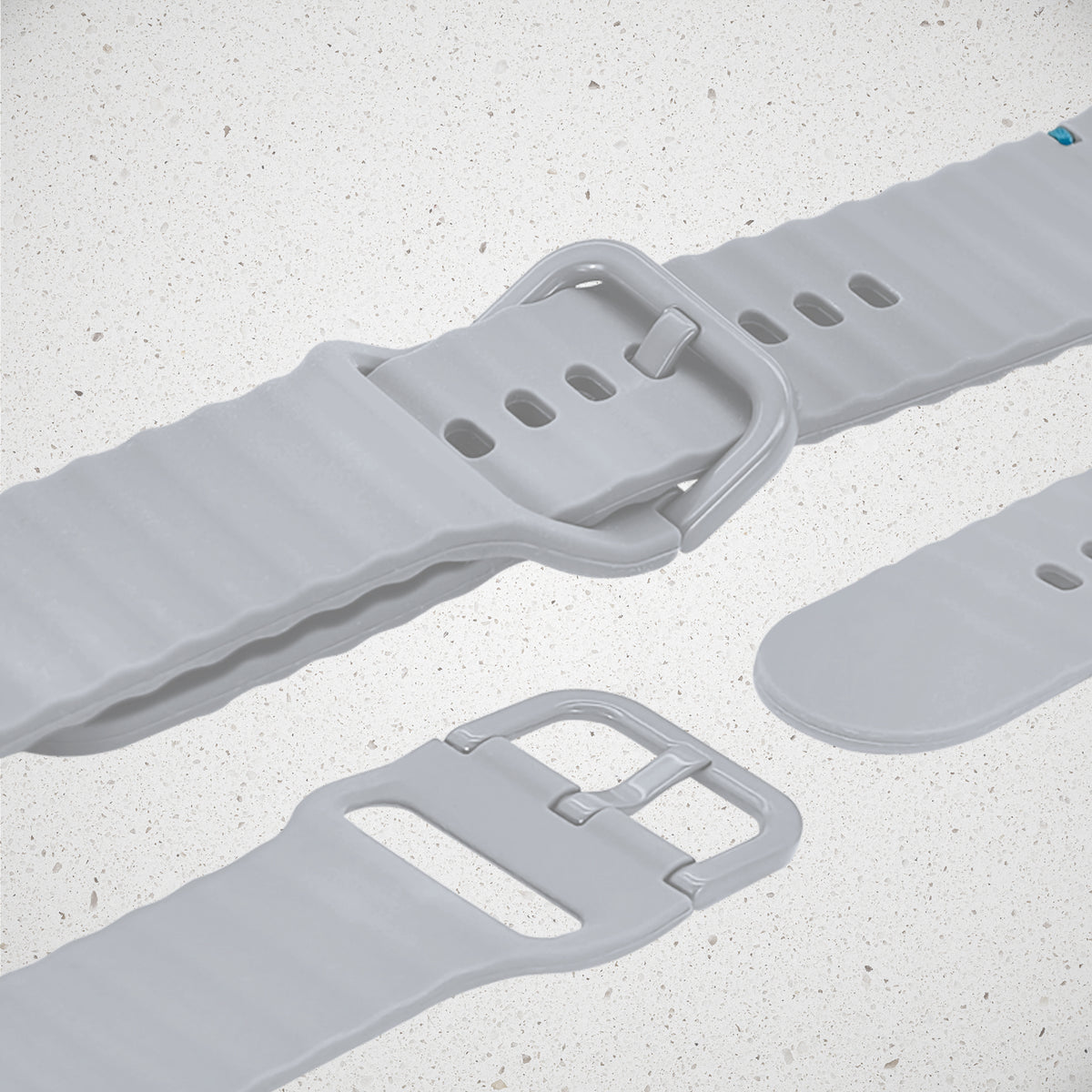 Mobilize Silicon Watch Band - Buckle - For Apple 38/40/41Mm - Grey