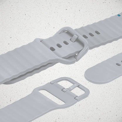 Mobilize Silicon Watch Band - Buckle - For Apple 38/40/41Mm - Grey