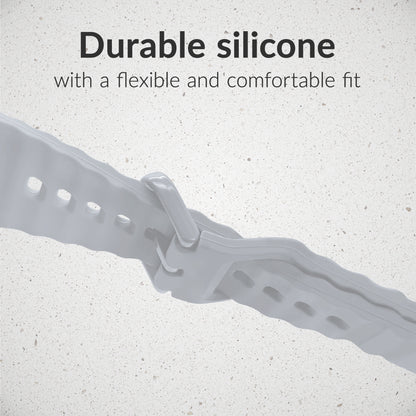 Mobilize Silicon Watch Band - Buckle - For Apple 38/40/41Mm - Grey