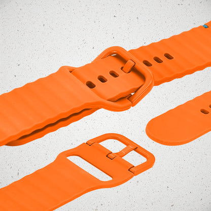 Mobilize Silicon Watch Band - Buckle - For Apple 38/40/41Mm - Orange
