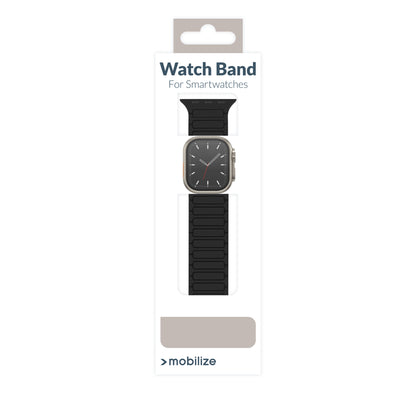 Mobilize Silicon Watch Band - Magnetic - For Apple 38/40/41Mm - Black