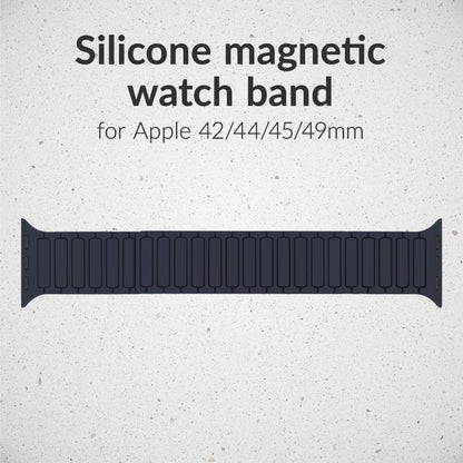 Mobilize Silicon Watch Band - Magnetic - For Apple 42/44/45/49Mm - Blue