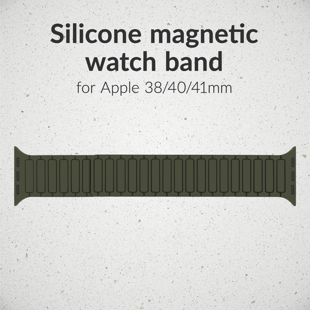 Mobilize Silicon Watch Band - Magnetic - For Apple 38/40/41Mm - Green