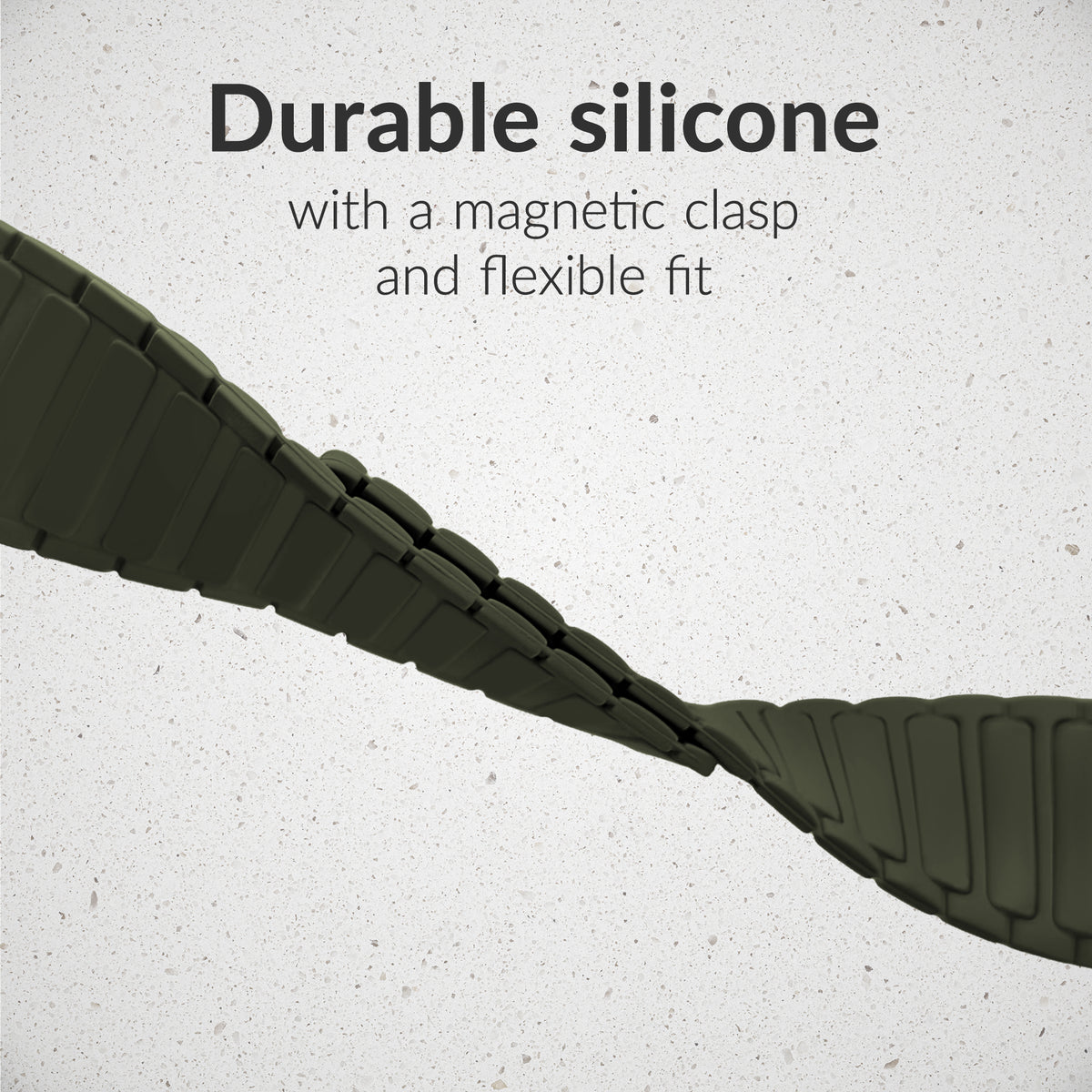Mobilize Silicon Watch Band - Magnetic - For Apple 38/40/41Mm - Green