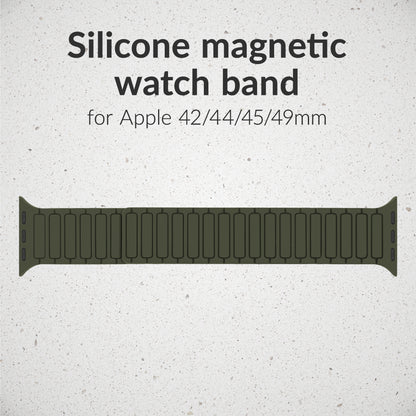 Mobilize Silicon Watch Band - Magnetic - For Apple 42/44/45/49Mm - Green