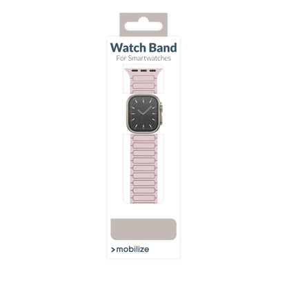 Mobilize Silicon Watch Band - Magnetic - For Apple 38/40/41Mm - Pink